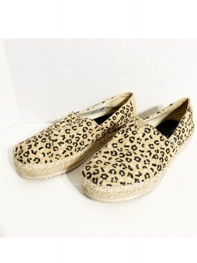 TOMS Classic Alpargata Natural Rope Platform Espadrille in 🐆 Cheetah-Print
